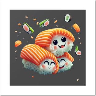 Sushi Hug Posters and Art
